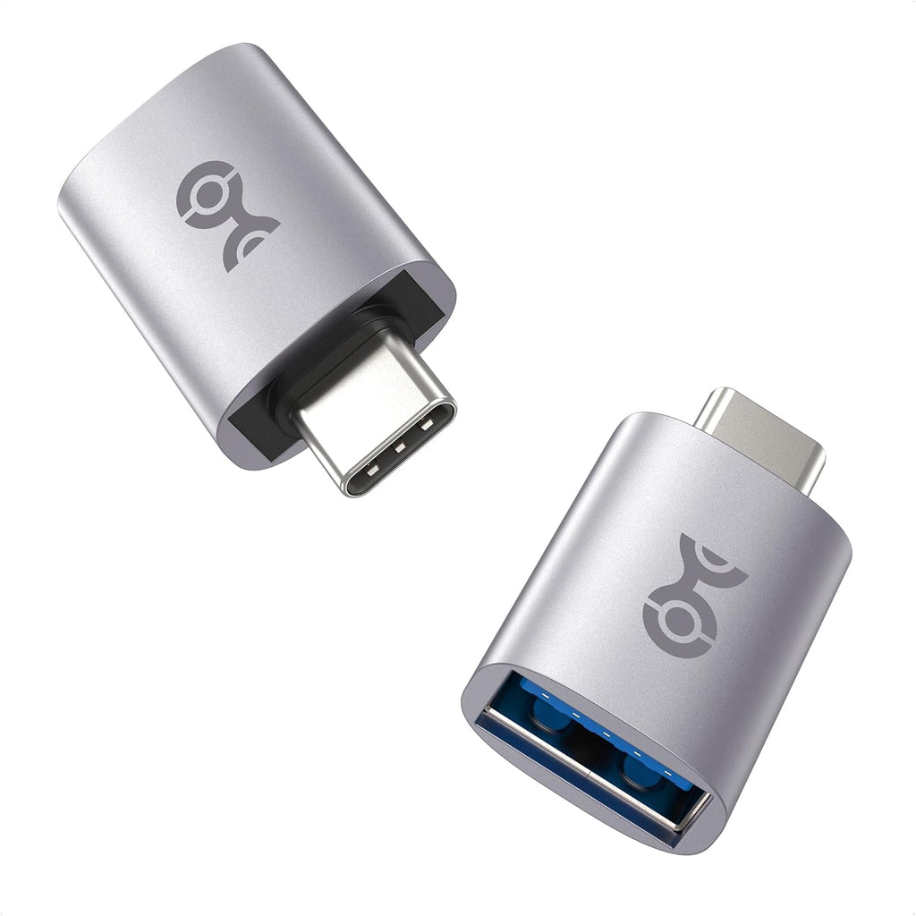 كابل ماترز، محول USB C إلى USB ذكر إلى أنثى بسرعة 10 جيجابت في الثانية لنقل البيانات بسرعة عالية وشحن سريع، USBC قابل للعكس، محول USBA إلى USBC لأجهزة iPhone 16/15، iPad Pro، Galaxy S23 (عبوة من قطعتين) 