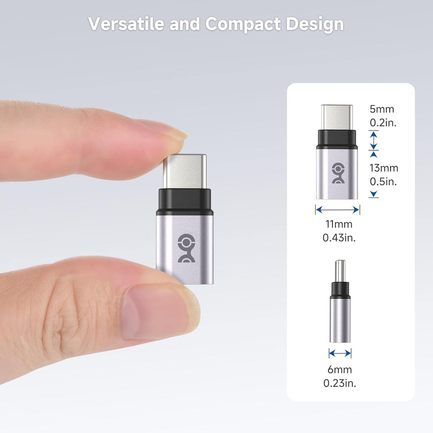محول تمديد USB C من Cable Matters، قطعتان، حتى [فيديو 4K بتردد 240 هرتز، شحن 240 واط، نقل بيانات 40 جيجابت في الثانية]، محول USBC أنثى إلى USBC ذكر، موسع USB من النوع C 
