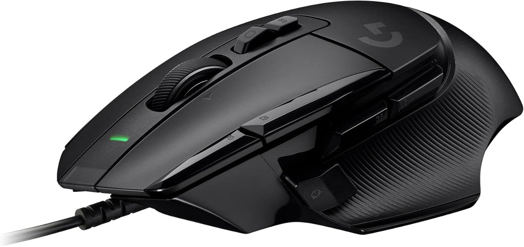 ماوس الألعاب السلكي Logitech G502 X - مفاتيح أساسية ميكانيكية بصرية هجينة من LIGHTFORCE، مستشعر ألعاب HERO 25K، متوافق مع أجهزة الكمبيوتر الشخصية - macOS/Windows - أسود 