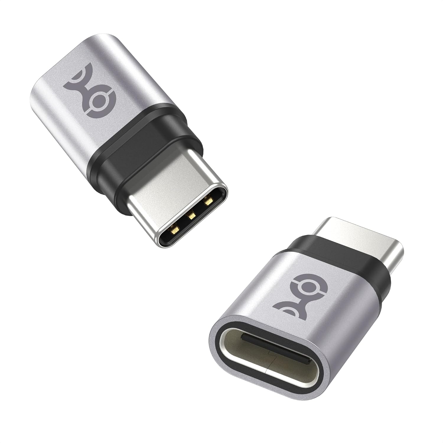 محول تمديد USB C من Cable Matters، قطعتان، حتى [فيديو 4K بتردد 240 هرتز، شحن 240 واط، نقل بيانات 40 جيجابت في الثانية]، محول USBC أنثى إلى USBC ذكر، موسع USB من النوع C 
