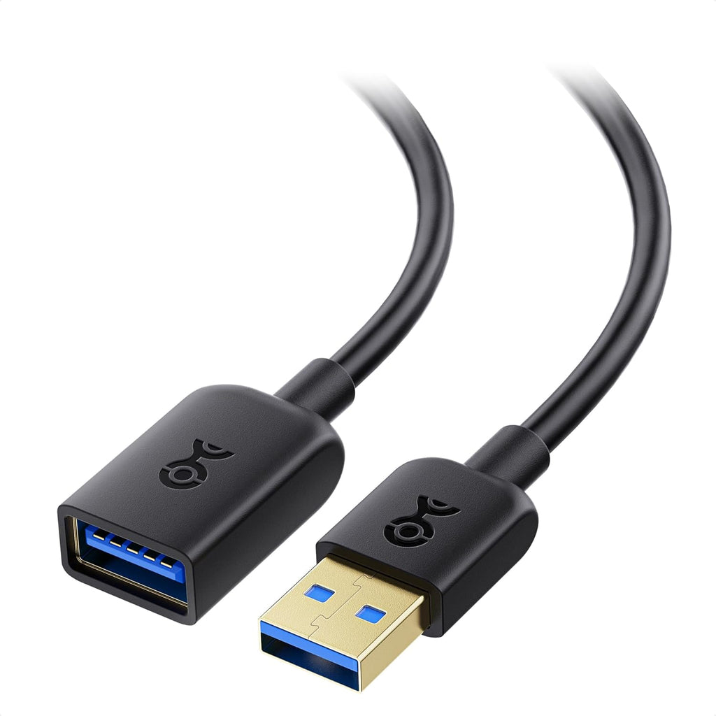 كابل تمديد USB بطول 5 جيجابت في الثانية من Cable Matters - 10 أقدام، كابل تمديد USB 3.0، موسع USB 3.0 من ذكر إلى أنثى، متوافق مع كاميرا الويب، سماعة الواقع الافتراضي، الطابعة، القرص الصلب 