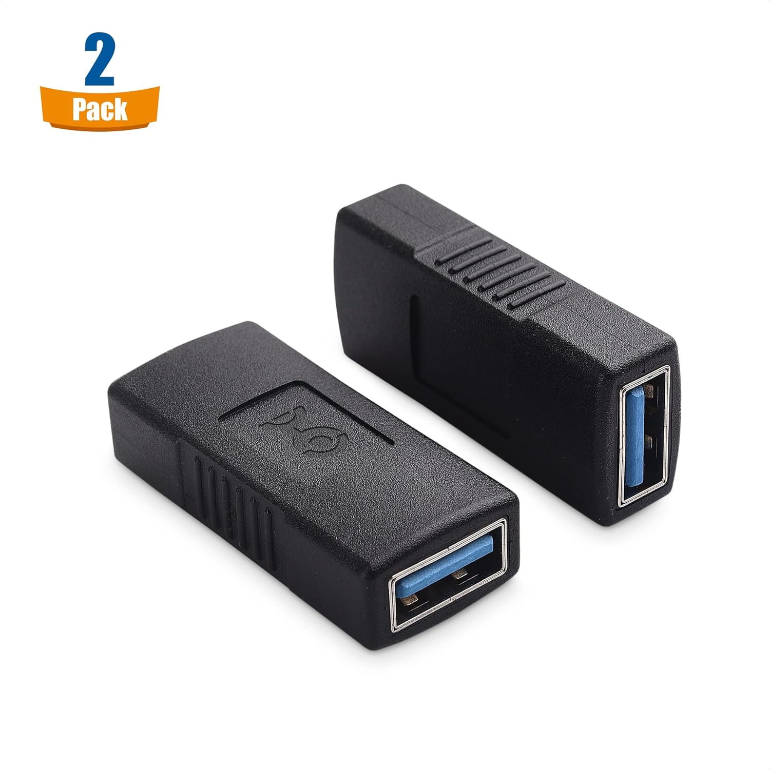 كابل ماترز - قطعتان من وصلات USB 3.0 ومحول USB أنثى إلى أنثى لتغيير الجنس 
