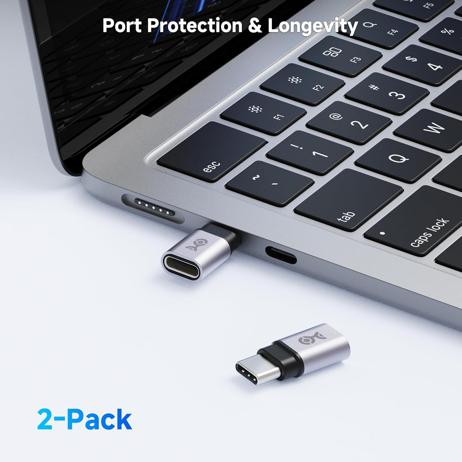 محول تمديد USB C من Cable Matters، قطعتان، حتى [فيديو 4K بتردد 240 هرتز، شحن 240 واط، نقل بيانات 40 جيجابت في الثانية]، محول USBC أنثى إلى USBC ذكر، موسع USB من النوع C 