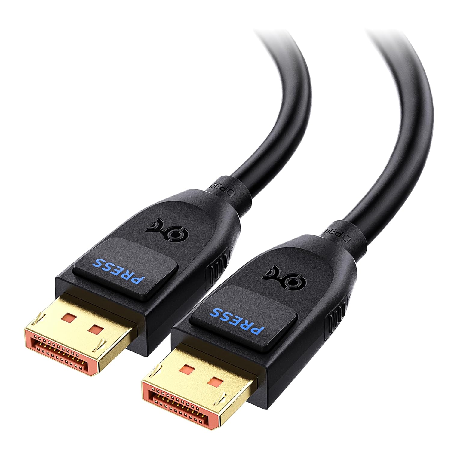 Cable Matters [VESA Certified] 80Gbps DisplayPort 2.1 Cable - 6.6ft  2m, DP80 Cable with 16K 60Hz, 8K 240Hz, 4K 240Hz, FreeSync, G-SYNC and HDR for Gaming Monitor, PC, RTX 40804090, RX 7900, Black